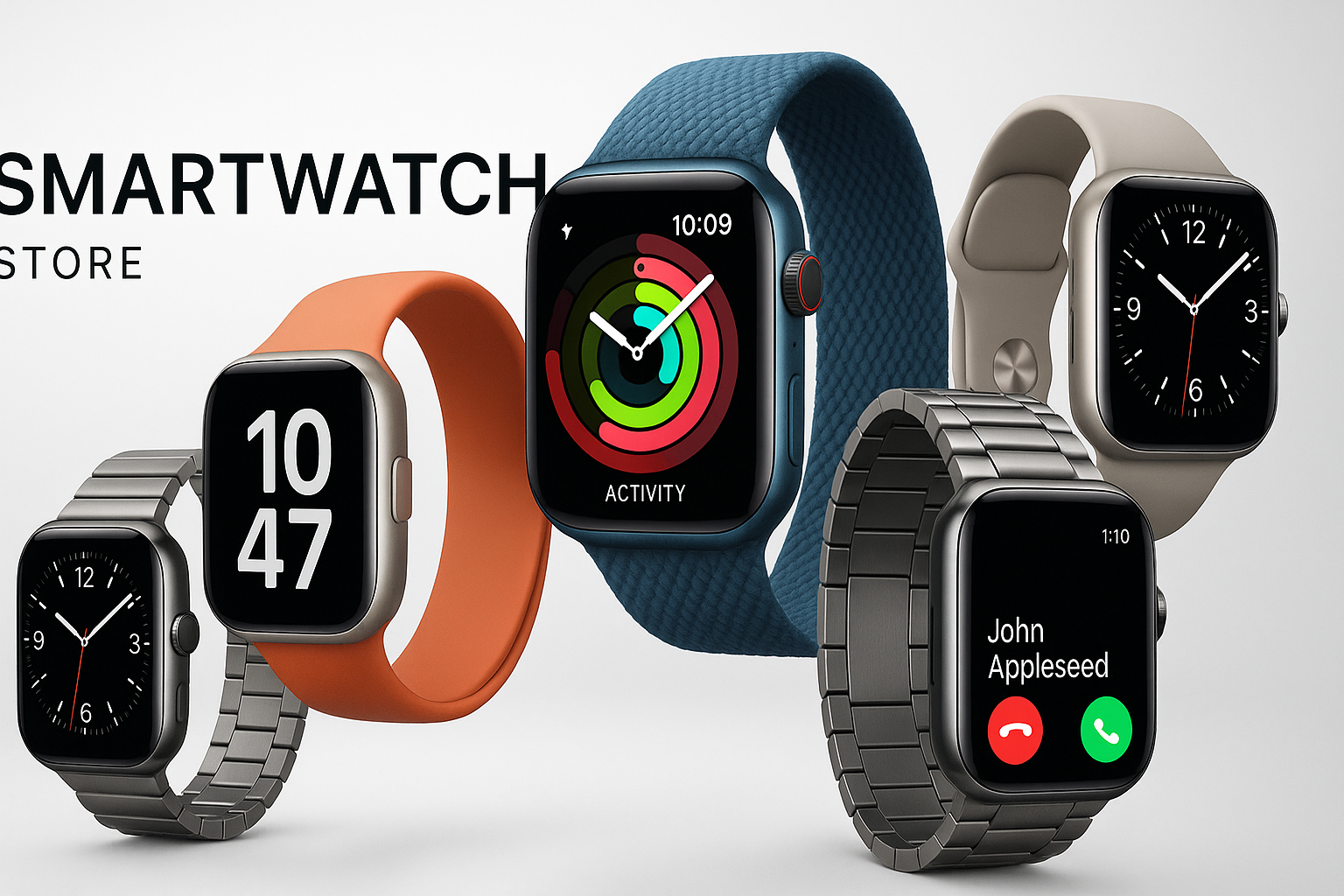 Design all watch as apple watch or like smartwatch
